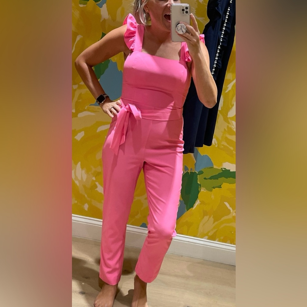 The perfect pink 🩷 Lilly Pulitzer jumpsuit
